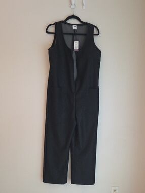 smash + tess dark denim jumpsuit - s